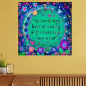 Leuke grillige beste dagen inspirativiteit Poster