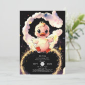 Leuke grillige eend verjaardag kaart (Staand voorkant)