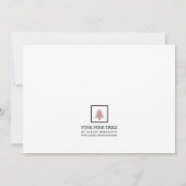 Leuke grillige hand getekend Olijfgroen Wit Save The Date (Achterkant)