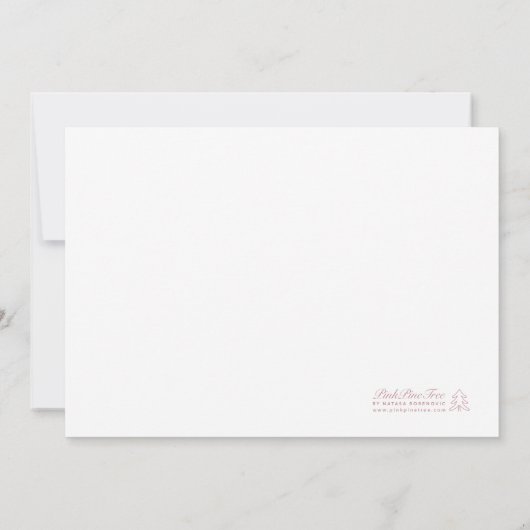 Leuke grillige hand getrokken eenvoudige lichtblau save the date (Achterkant)