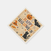 , leuke grillige Happy Halloween Servet (Hoek)