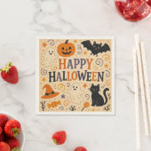 , leuke grillige Happy Halloween Servet (Insitu)