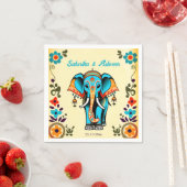 Leuke grillige Indiase bruiloft  olifant Servet (Insitu)