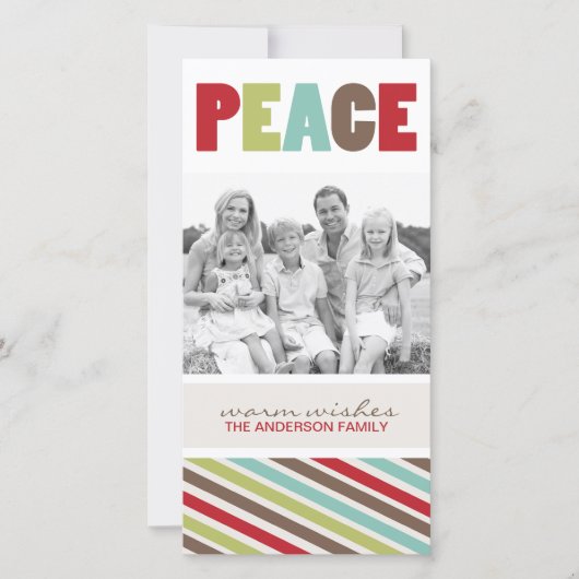 Leuke grillige kerstfotokaart feestdagenkaart (Voorkant)