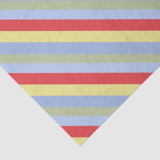 Leuke grillige kleurrijke strepen Leuk gestreept Tissuepapier (Detail)