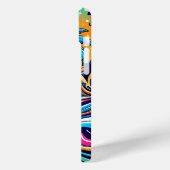 Leuke grillige psychedelische zeilboot Case-Mate iPhone case (Achterkant / Links)