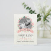 Leuke grillige Save the Date Fotokaarten Aankondigingskaart (Staand voorkant)