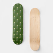Leuke groene cactus gele bloem woestijn persoonlijk skateboard (Voorkant)