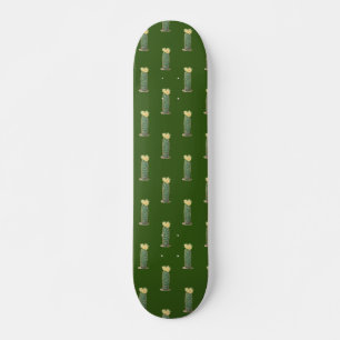Leuke groene cactus gele bloem woestijn persoonlijk skateboard