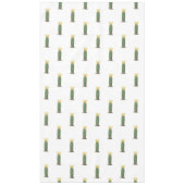 Leuke groene cactus gele bloem woestijn tafelkleed (Voorkant)