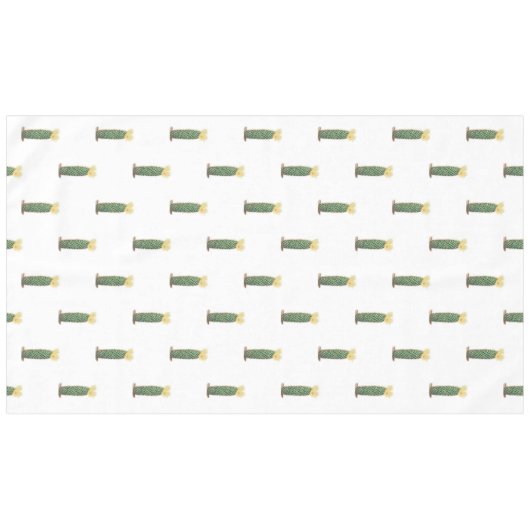 Leuke groene cactus gele bloem woestijn tafelkleed (Voorkant (Horizontaal))