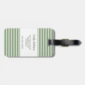 Leuke groene dame bug Inspirerend avontuur citaat Bagagelabel (Achterkant horizontaal)