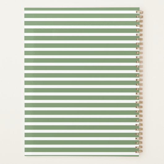Leuke groene dame bug Inspirerend avontuur citaat Planner (Achterkant)