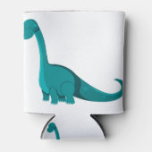 Leuke groene dinosaurus blikjeskoeler (Voorkant)