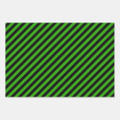 Leuke Groene en Paarse Monster Ogen en Strepen Inpakpapier Vel (Voorkant 2)