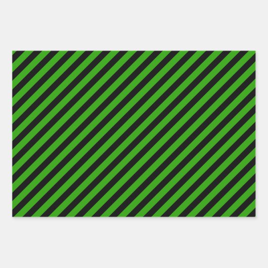 Leuke Groene en Paarse Monster Ogen en Strepen Inpakpapier Vel (Voorkant 2)