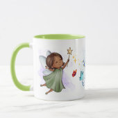 Leuke groene fee Alle wensen worden ingewilligd Mok (Links)