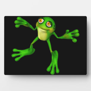 Leuke Groene Froggy Fotoplaat
