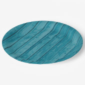 Leuke groene houtnerf  papieren bordje (Gekanteld)