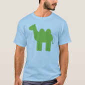 Leuke groene kameel t-shirt (Voorkant)