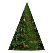 Leuke Groene Kerstboom Papier Party Pet Feesthoedjes (Links)