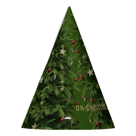 Leuke Groene Kerstboom Papier Party Pet Feesthoedjes (Links)
