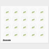 Leuke groene kikker Sticker (Vel)