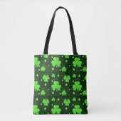 Leuke groene shamrock sterren Ierse St. Patrick's  Tote Bag (Voorkant)