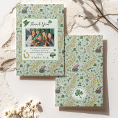 Leuke groene St Patrick's Ierse bedankkaart