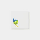 Leuke groene waterverf vogel post-it® notes (Voorkant)