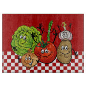 Leuke groenten keuken decor snijplank (Voorkant)
