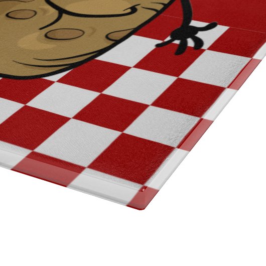 Leuke groenten keuken decor snijplank (Hoek)