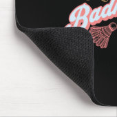 Leuke Groovy badminton en shuttles Muismat (Hoek)