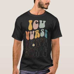 Leuke Groovy IC verpleegster RN ICU ER Pediatrisch T-shirt