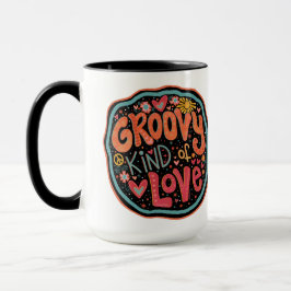 Leuke Groovy Soort Liefde Inspirativiteit Mok