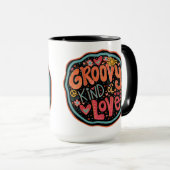 Leuke Groovy Soort Liefde Inspirativiteit Mok (Voorkant rechts)