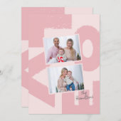 Leuke grote liefde Valentijnsdag Feestdagenkaart (Voorkant / Achterkant)