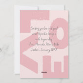 Leuke grote liefde Valentijnsdag Feestdagenkaart (Achterkant)