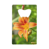 Leuke grote Lily bloem foto Creditkaart Flessenopener (Voorkant)