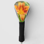 Leuke grote Lily bloem foto Golfheadcover (Voorkant)