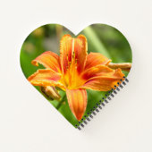 Leuke grote Lily bloem foto Notitieboek (Achterkant)