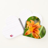 Leuke grote Lily bloem foto Notitieboek (Binnen)