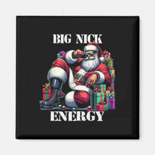 Leuke Grote Nick Energie Leuke Kerstman Kerstmis X Magneet