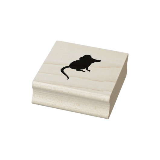 Leuke grote oormuis rubberstempel (Stempel)