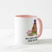 Leuke Groundhog Day Grondhoer | Grappige Februari Mok (Voorkant rechts)