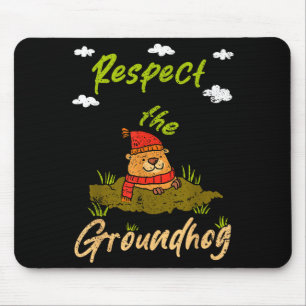 Leuke Groundhog Day Quote Respecteer De Bosmarmot Muismat