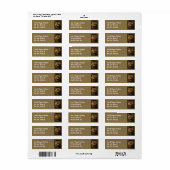 Leuke Grumpy Oranje Tabby Cat kitten Etiket (Full Sheet)