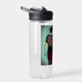 Leuke Grunge Punk Rock Paar in Liefde Waterfles (Rechts)