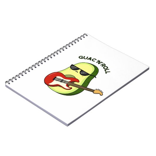 Leuke Guac en Rock Avocado Grap Notitieboek (Linkerzijde)