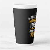 Leuke Gym Ontwerp "Nog Eén Herhaling" Latte Mok (Voorkant)
